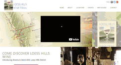Desktop Screenshot of loesshillswinetrail.com
