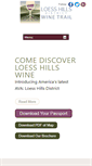 Mobile Screenshot of loesshillswinetrail.com